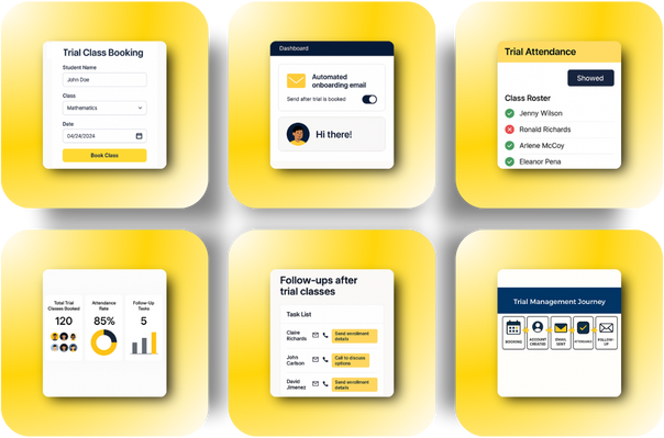 Effortless trial class management