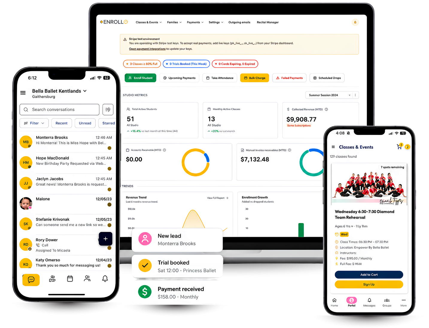 Enrollio parent portal